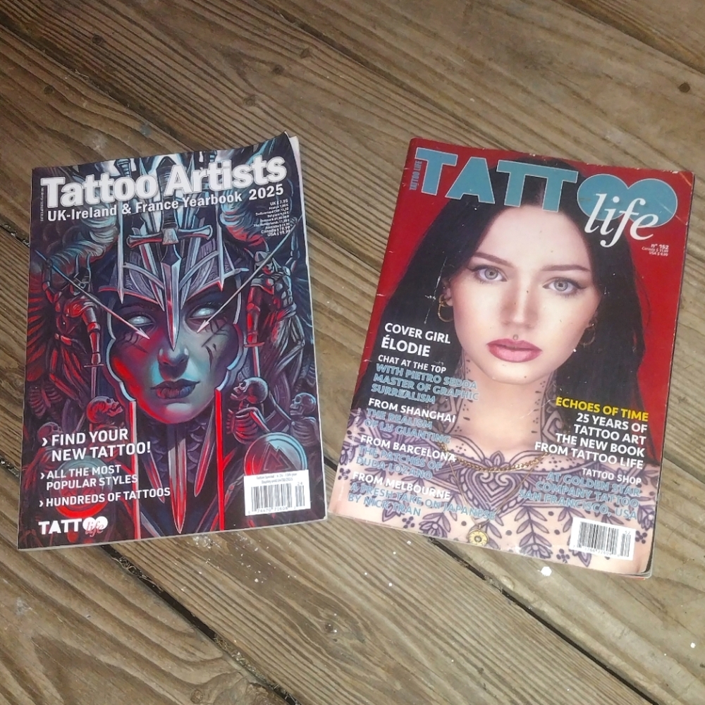 (2) 2025 Tattoo Life Magazines